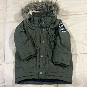 Adorable H&M Puffer Coat | 3-4T | Green | Excellent Condition